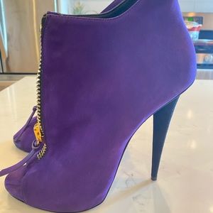 Giuseppe Zanotti Purple Booties EU 41